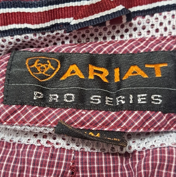 Ariat Pro Series Button Up Shirt Size M - Picture 12 of 13